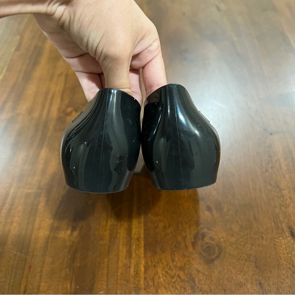 Melissa Angel Flat with Glitter Bow Size 6 - Picture 3 of 6